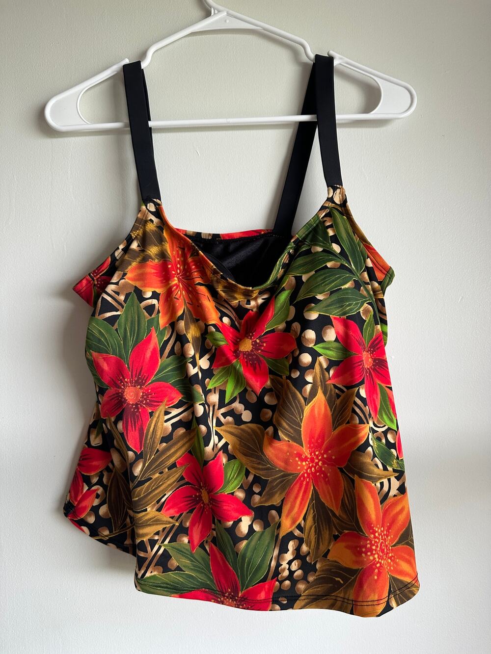 Delia’s Beachwear Women’s Floral Tankini Swim Top Size 16W